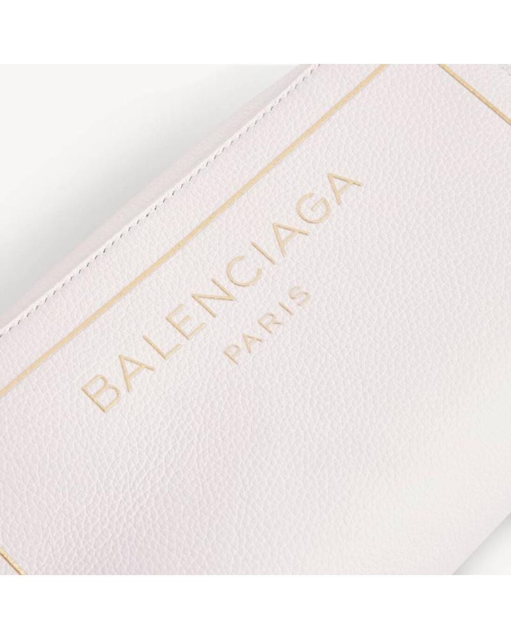 Balenciaga White Fragrance Cosmetic Pouch