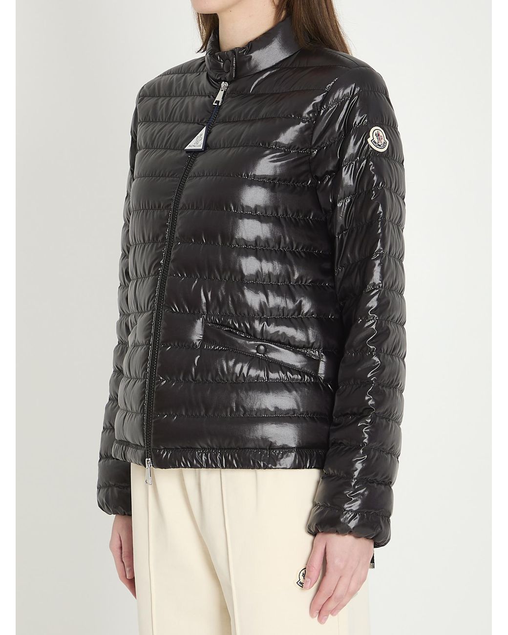 Moncler Black Azalee Short Padded Jacket