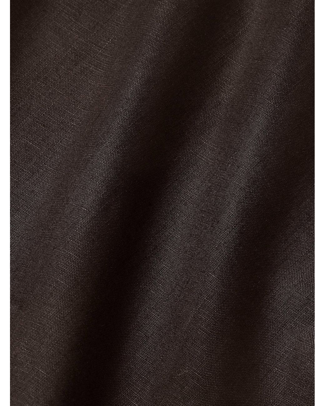 Zegna Black Zip Oasi Lino Vest for men