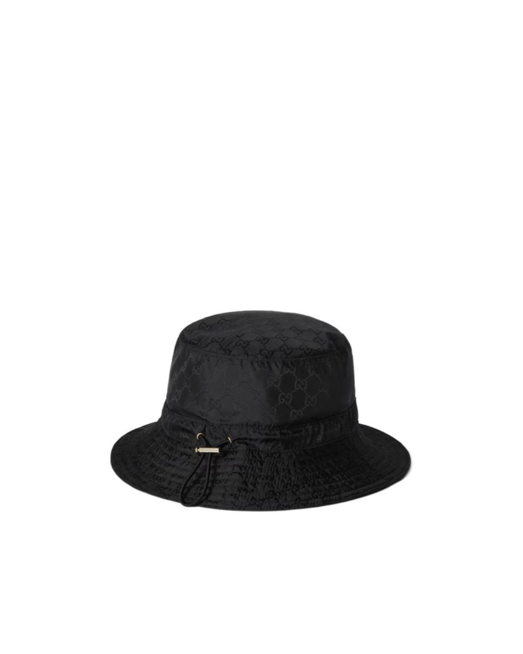 Gucci Black Reversible Gg Bucket Hat