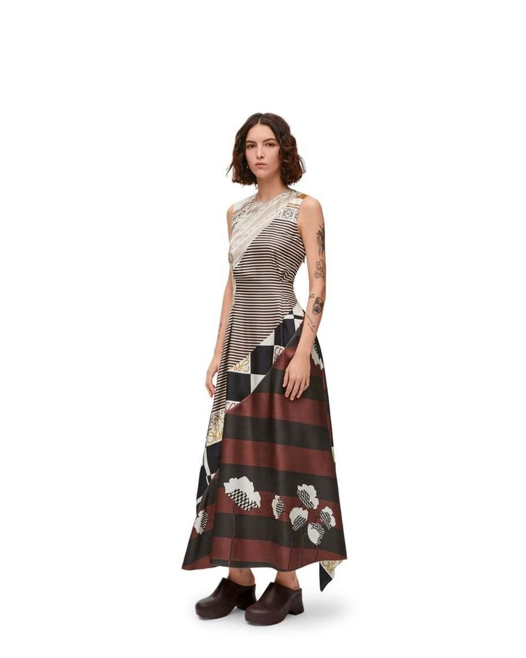 Loewe White Cut-Out Dress