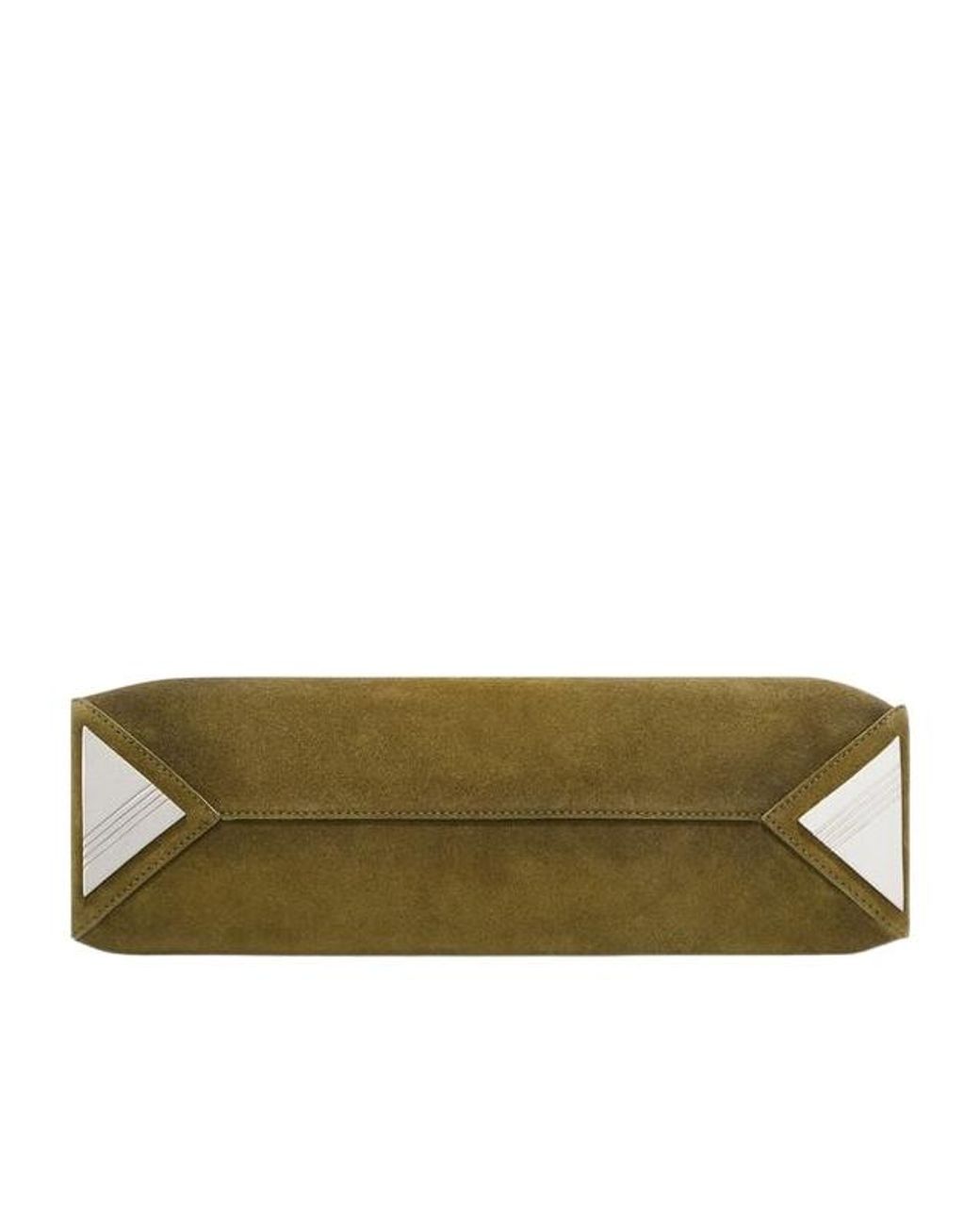 The Attico Green The La Passeggiata Small Top Handle Bag
