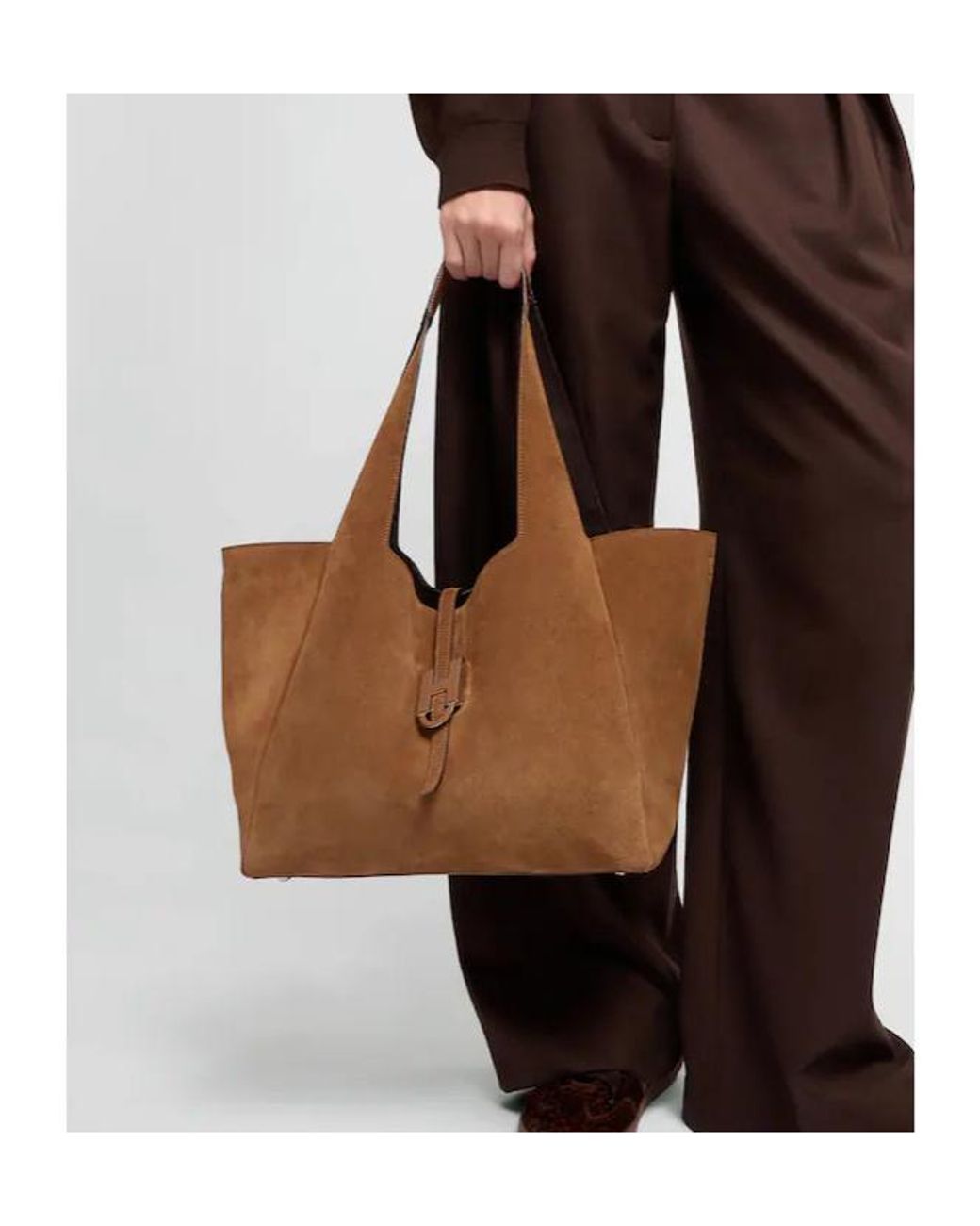 Hogan Brown Trend Shopping Bag