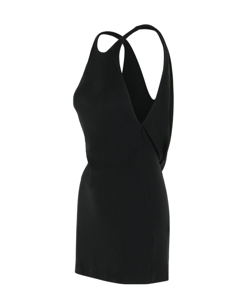 ANDAMANE Black Backless Dress
