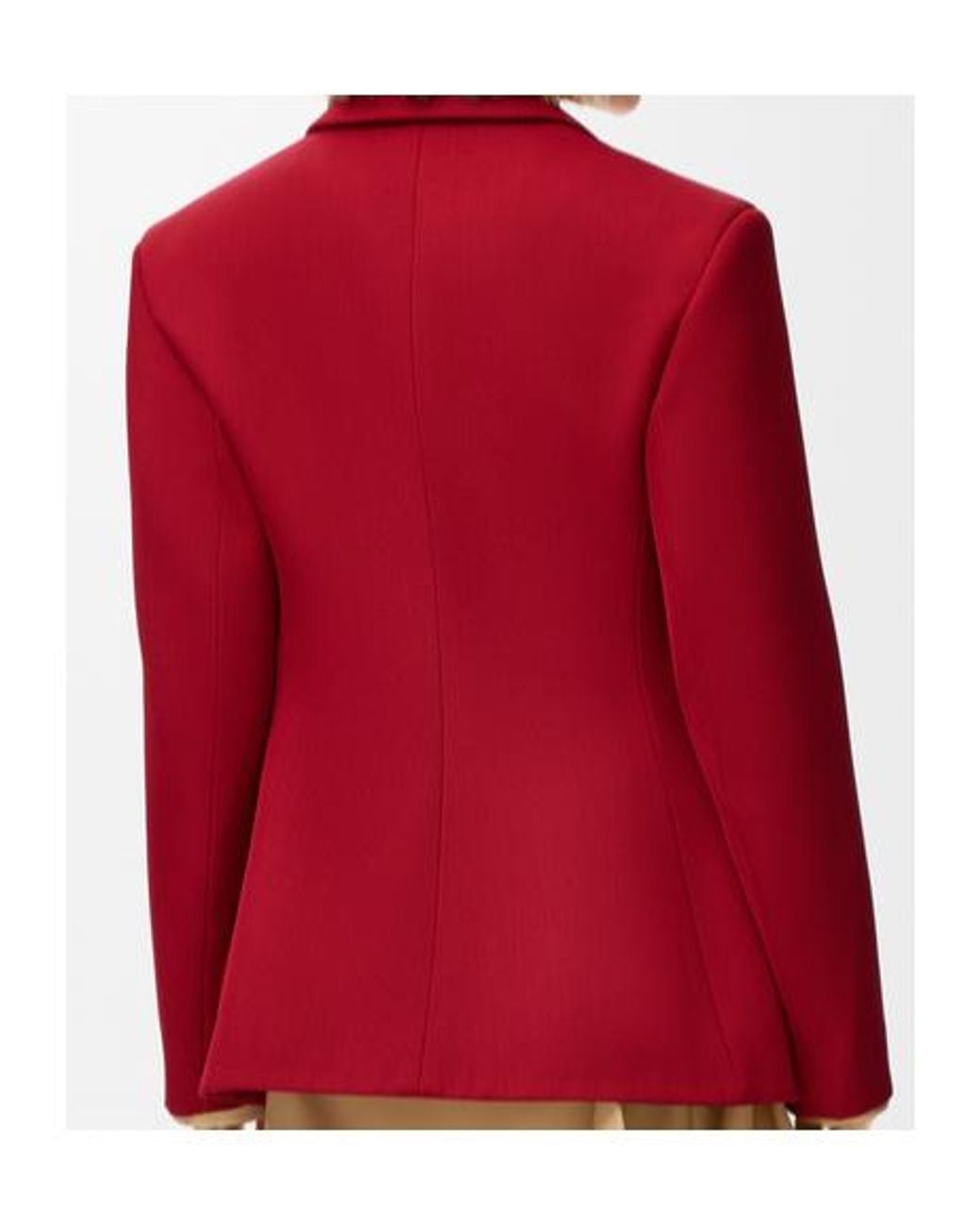 Loewe Red Single Breasted Jacket