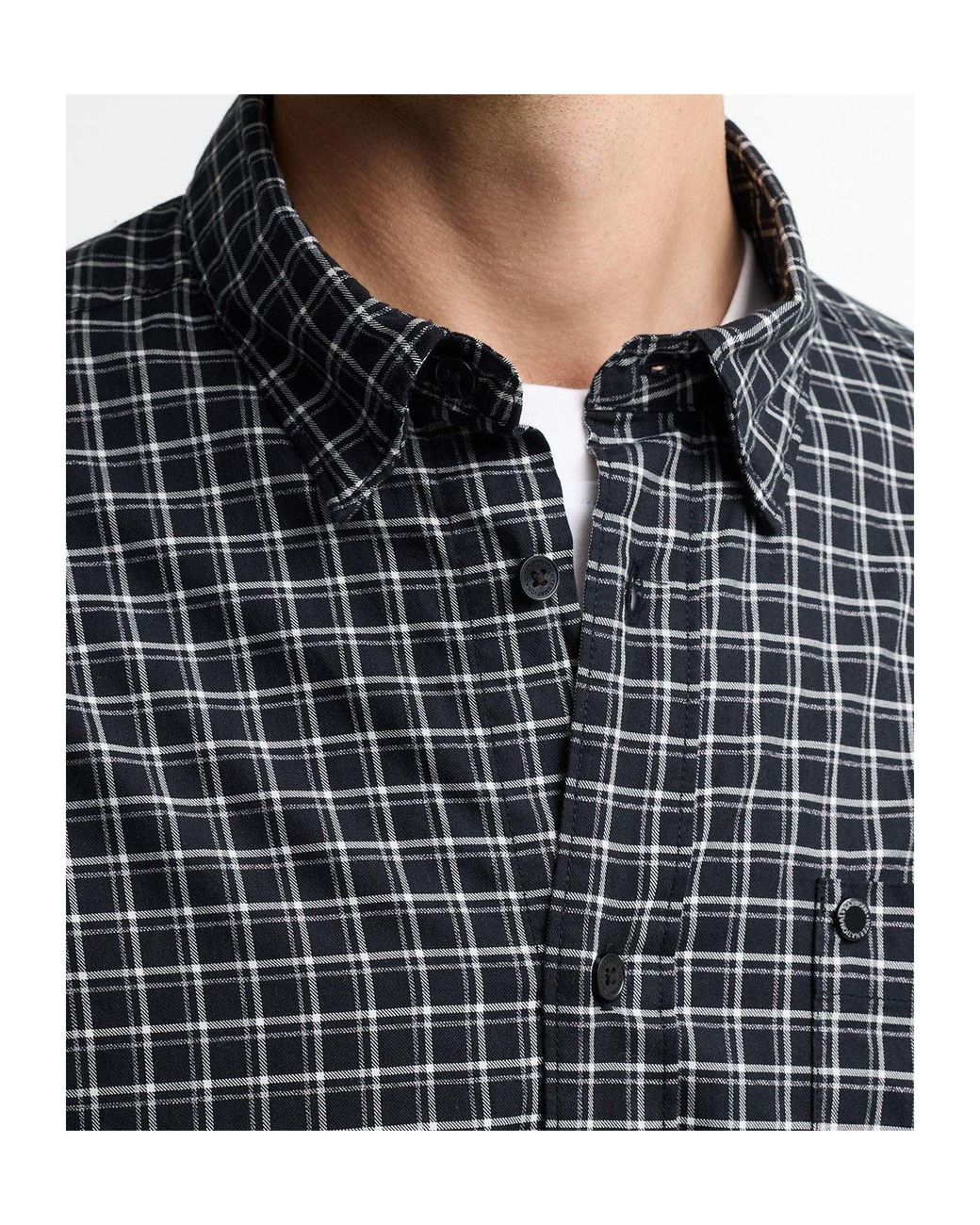 Barbour Gray Check Long Sleeve Shirt for men