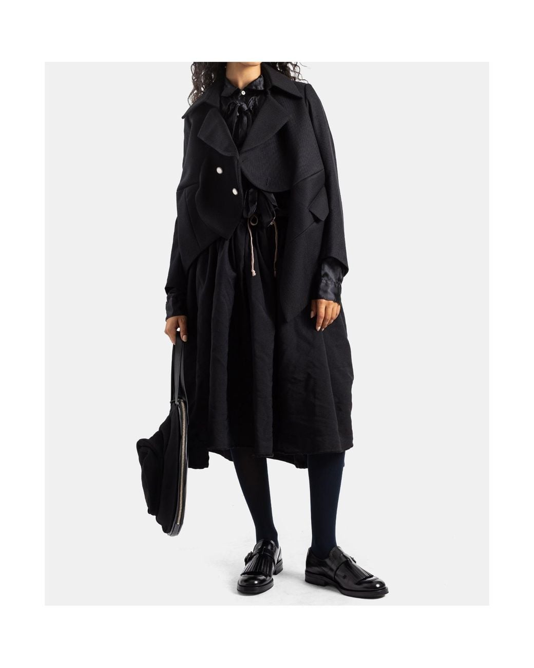 Comme des Garçons Black Asymmetrically Paneled Jacket