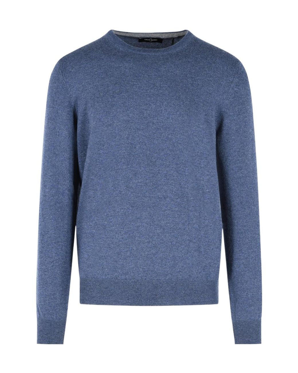 Gran Sasso Blue Crew-Neck Sweater for men