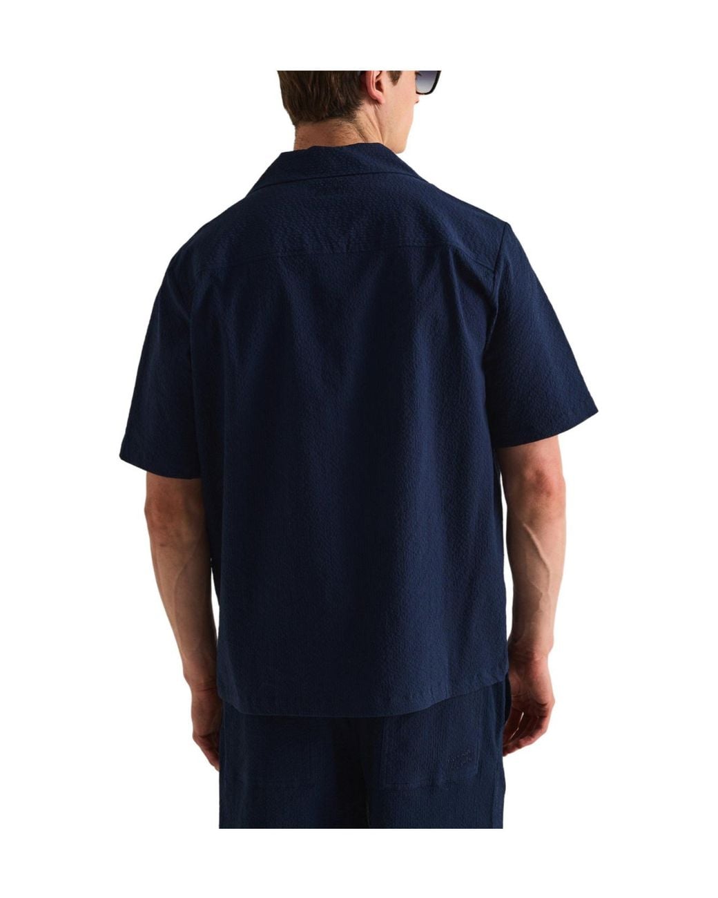 Maison Kitsuné Blue Classic Solidcolor Shirt for men