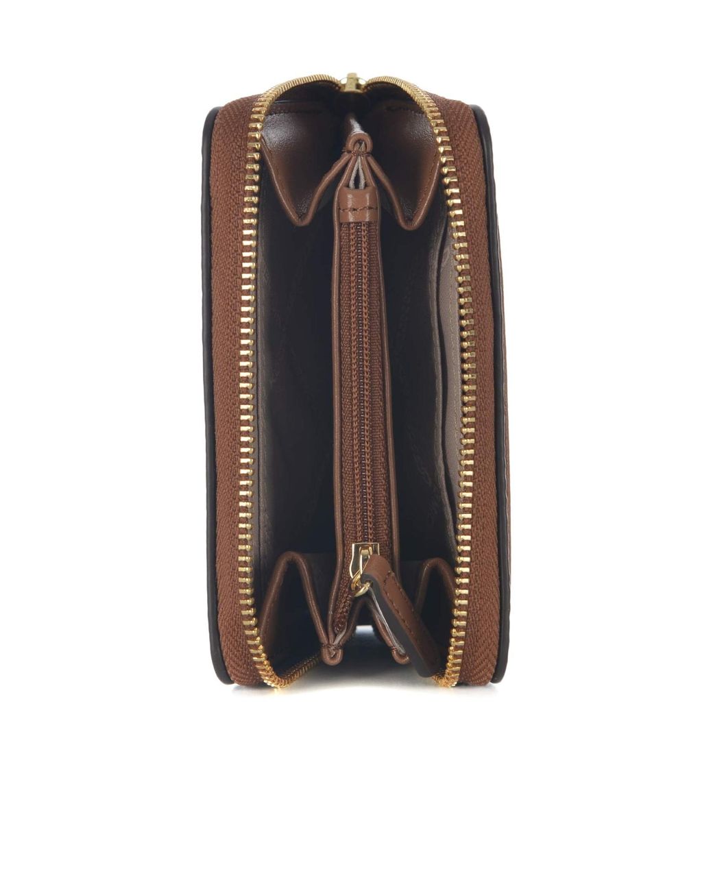MICHAEL Michael Kors Brown Jet Set Small Card Case