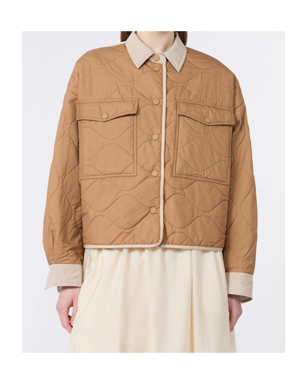 Weekend by Maxmara Natural Reversible Water-Repellent Padded Jacket