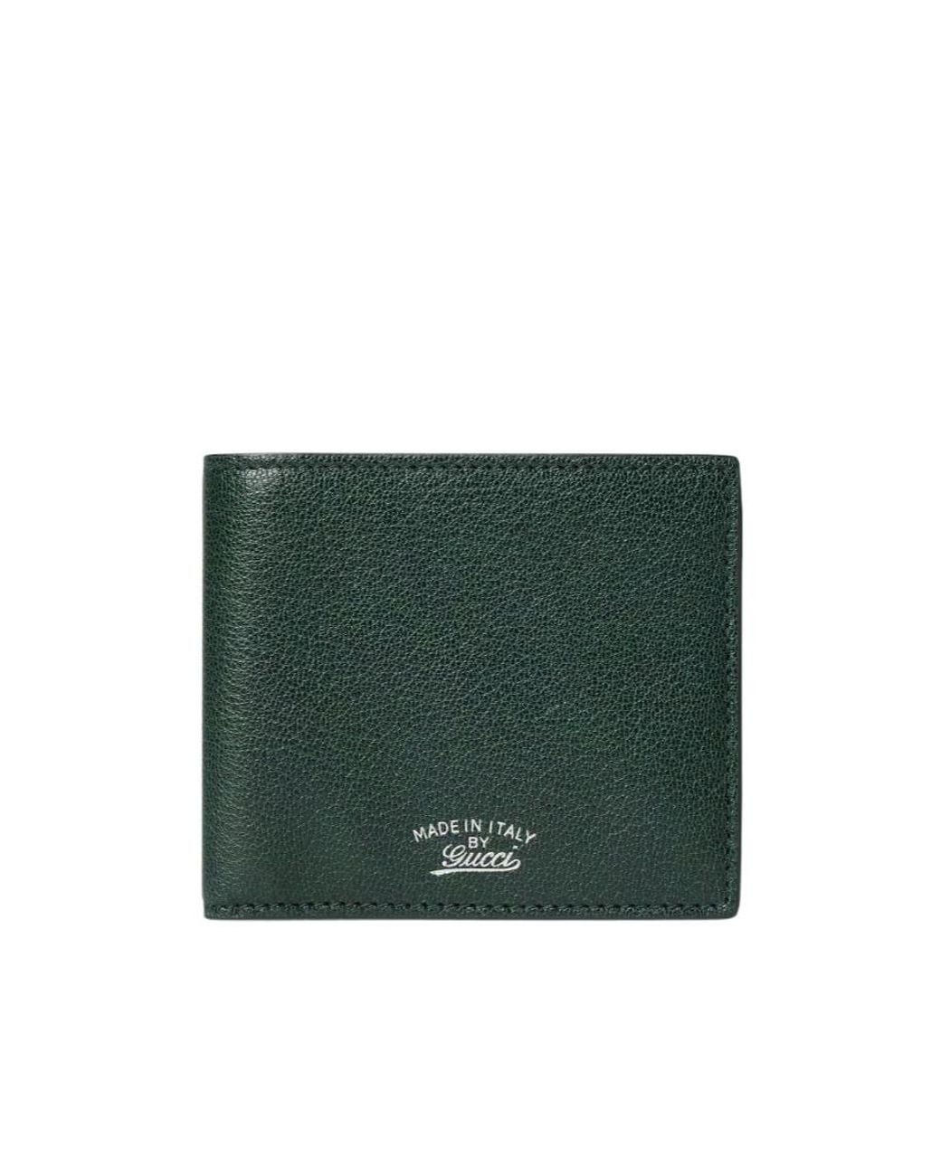 Gucci Green Lira Bi-Fold Wallet for men