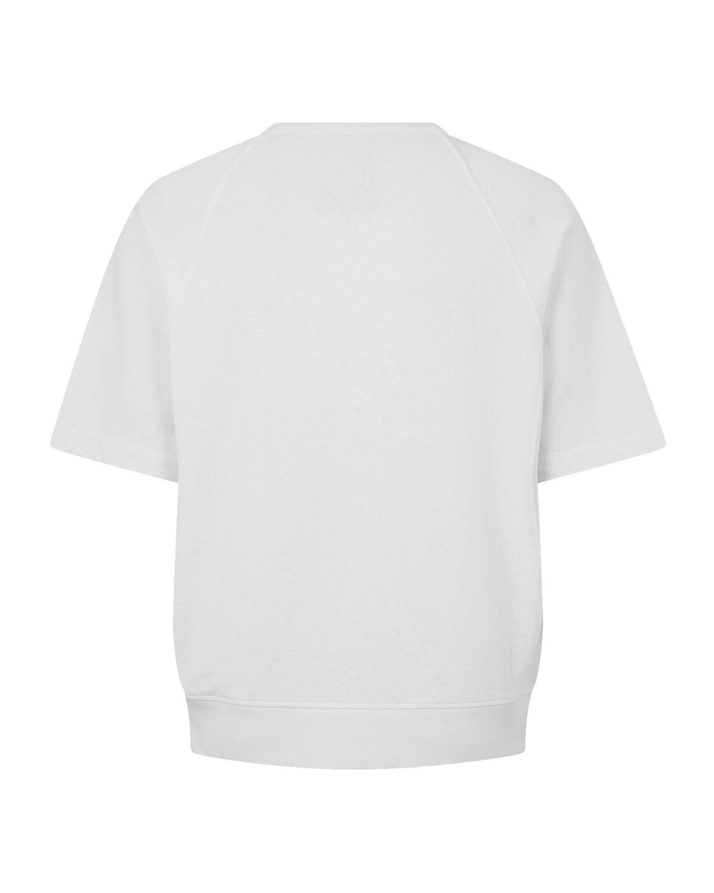 C P Company White Logo Crew Neck T-Shirt for men