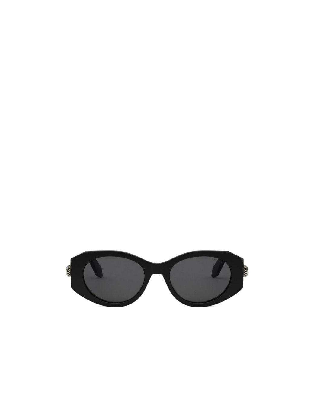 BVLGARI Black Bulgari Serpenti Forever Oval Frame Sunglasses