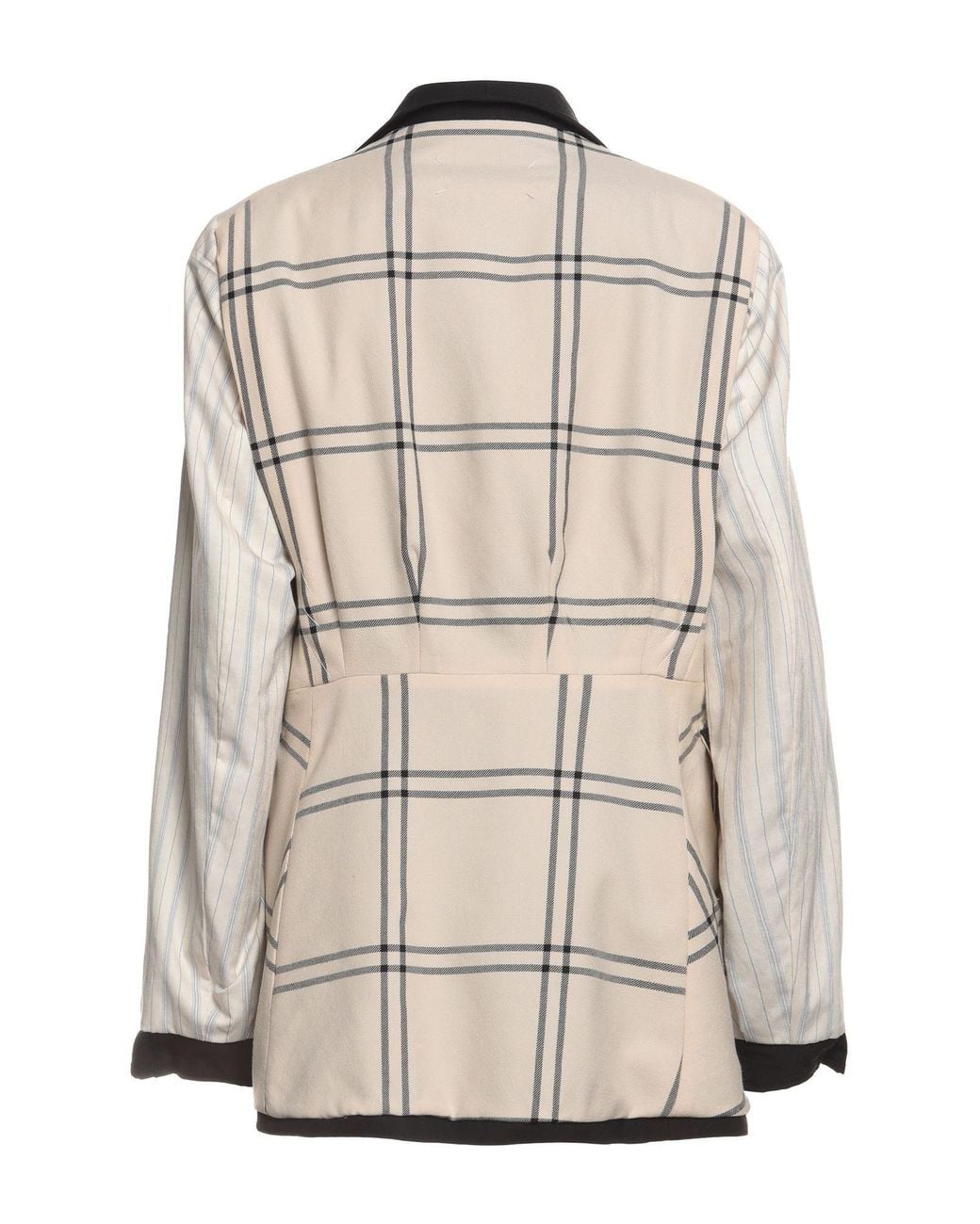 Maison Margiela Black Plaid Casual Jacket