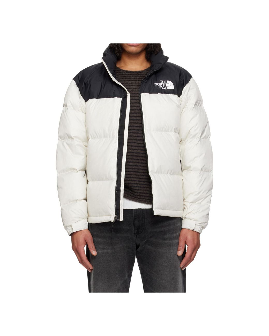 The North Face White 1996 Retro Nuptse Jacket for men