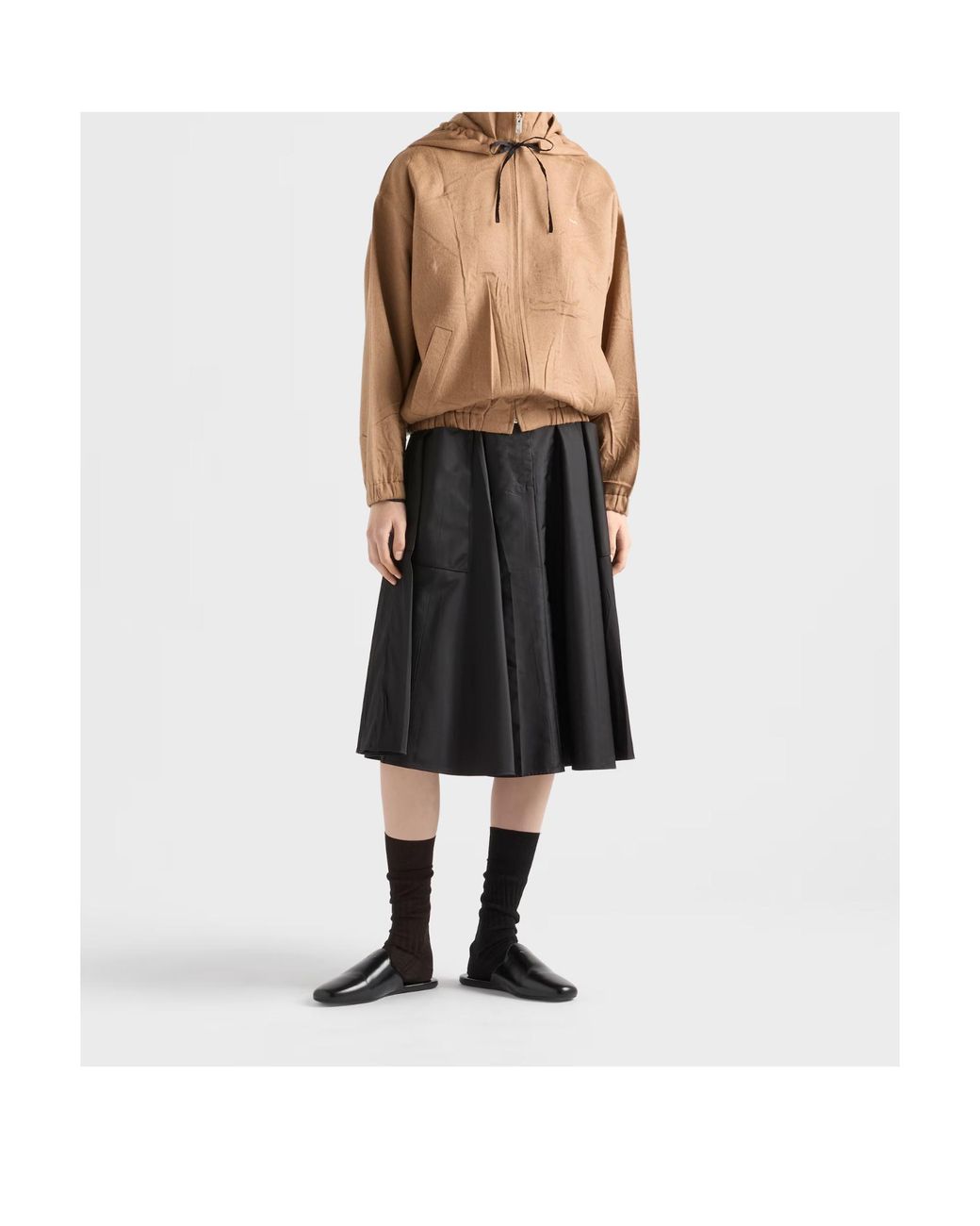 Prada Black Re-Nylon Short Skirt