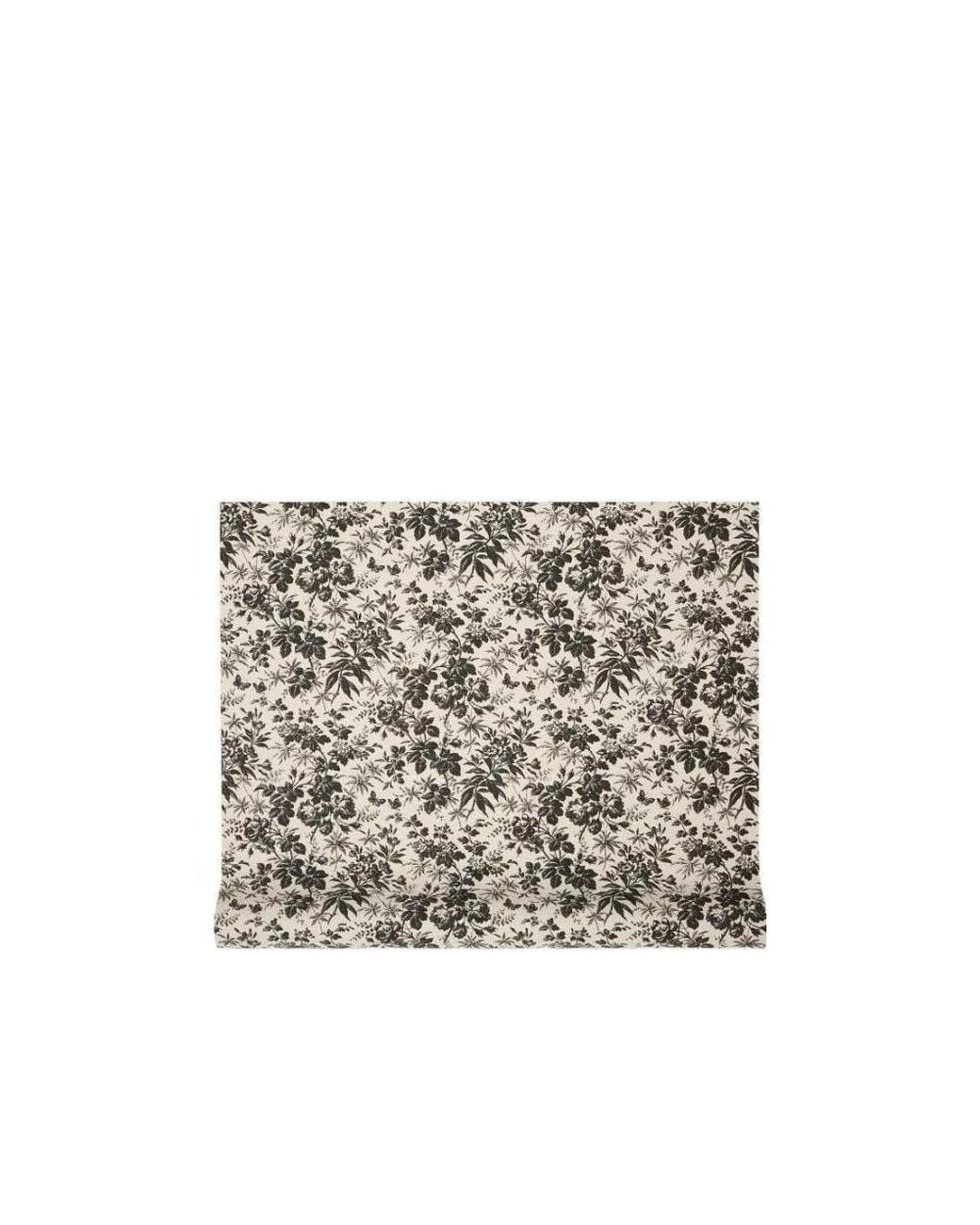 Gucci White Herbarium Print Wallpaper for men