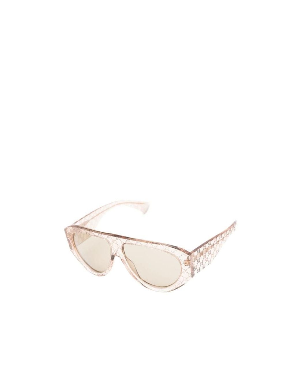 Gucci Natural Logo Browline Sunglasses
