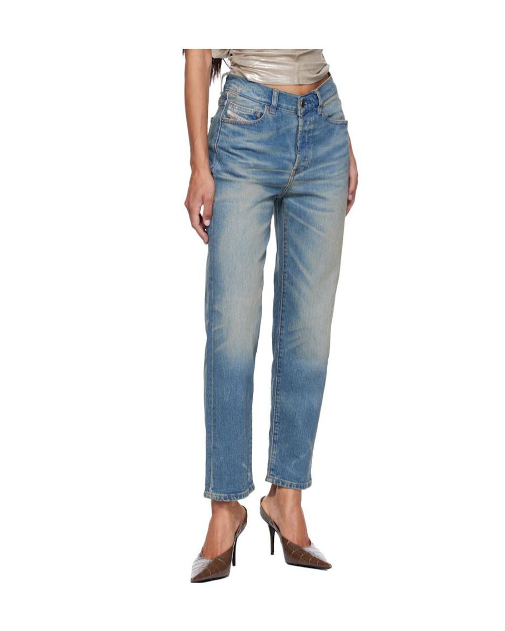 DIESEL Blue 1981 D-Went Straight-Leg Jeans