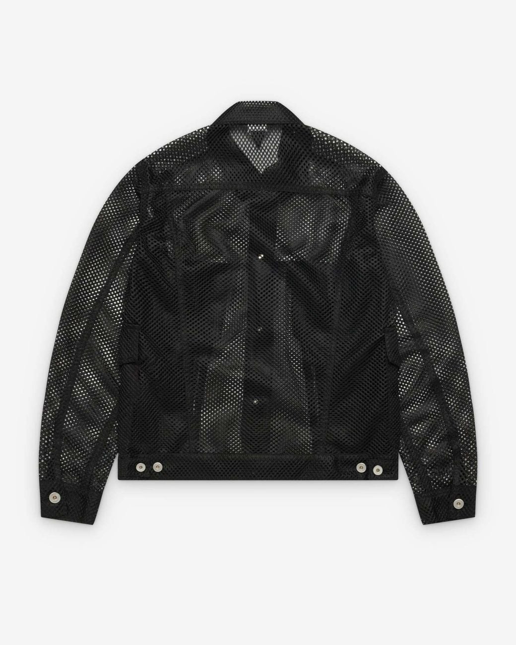 Comme des Garçons Black Long-Sleeved Mesh Jacket for men