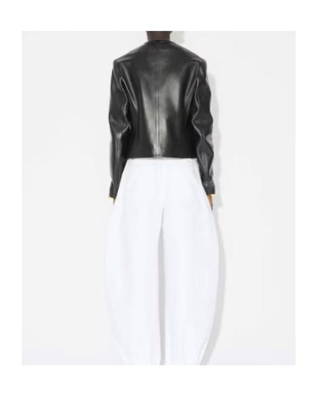 Alaïa Black Long Sleeve Leather Jacket