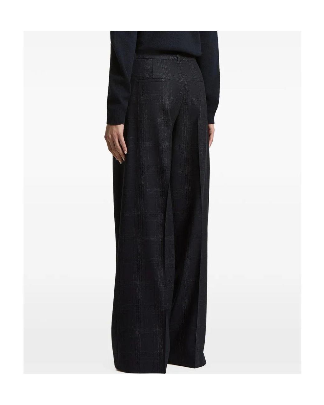 Peserico Black Tailored Straight-Leg Pants