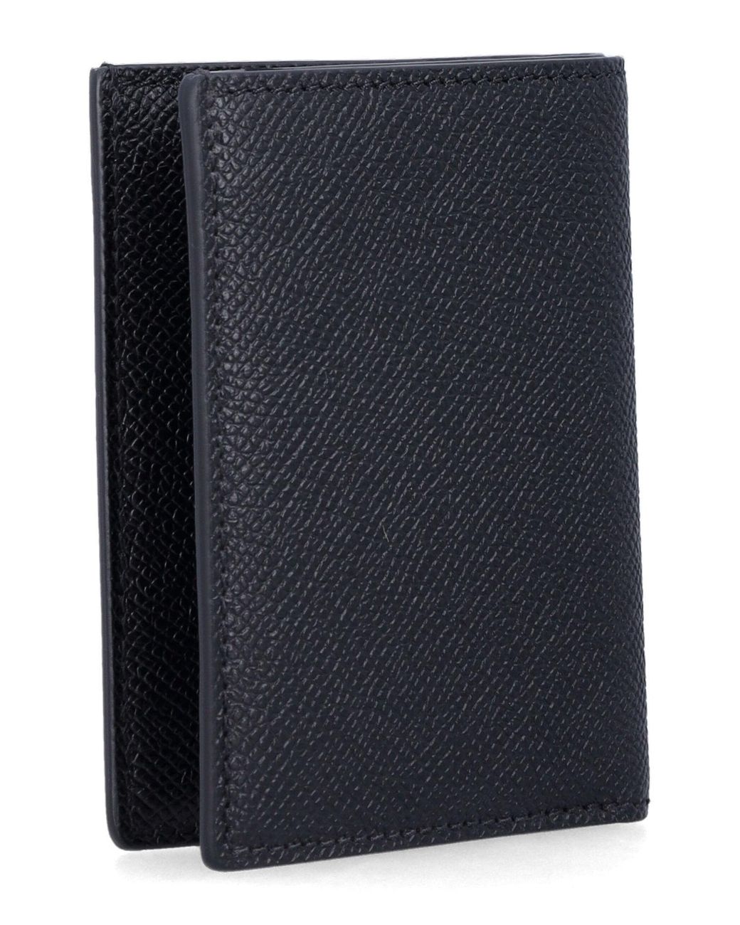 Tom Ford Blue Logo Plaque Bi-Fold Card Holder for men