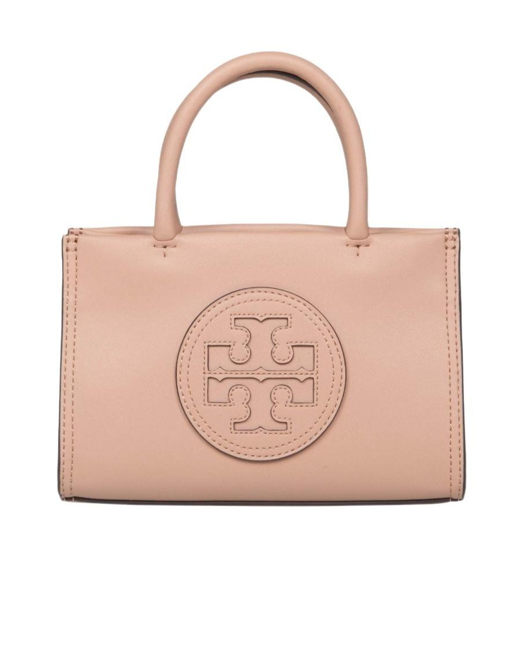Tory Burch Pink Ella Bio Mini Top Handle Bag