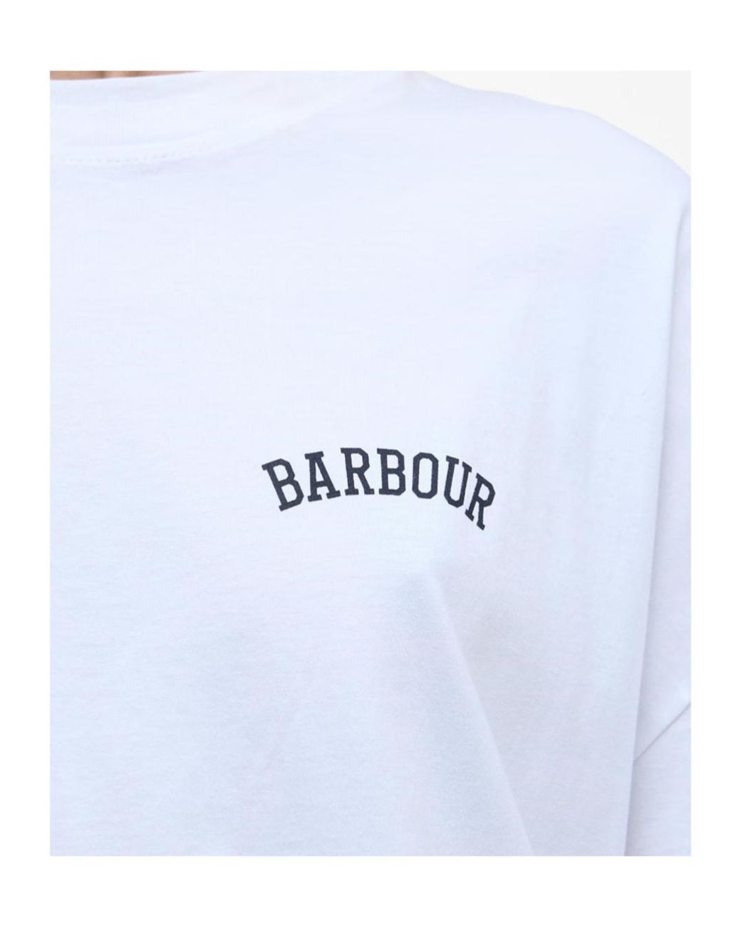 Barbour White Claydon T-Shirt