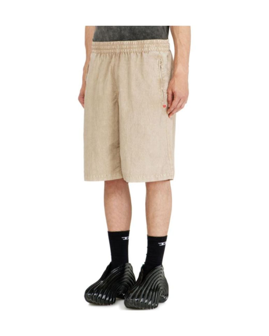 DIESEL Natural Elastic-Waist Bermuda Shorts for men