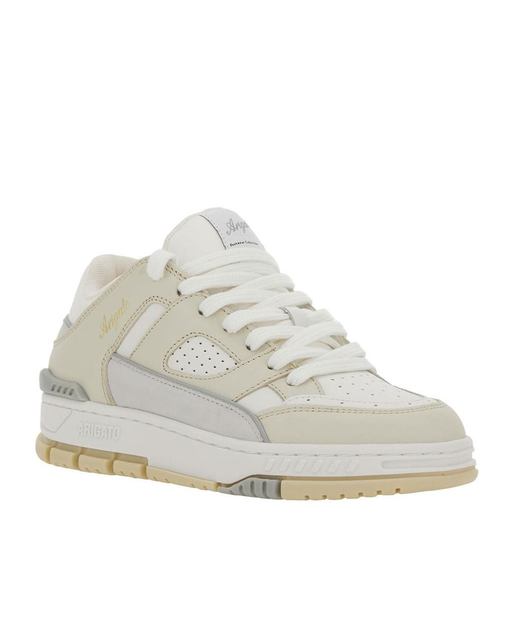 Axel Arigato White Area Panelled Low-Top Sneakers