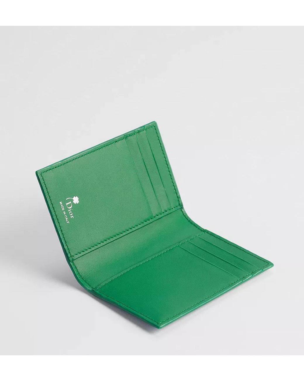 Dior Green Iviera Bifold Card Holder for men