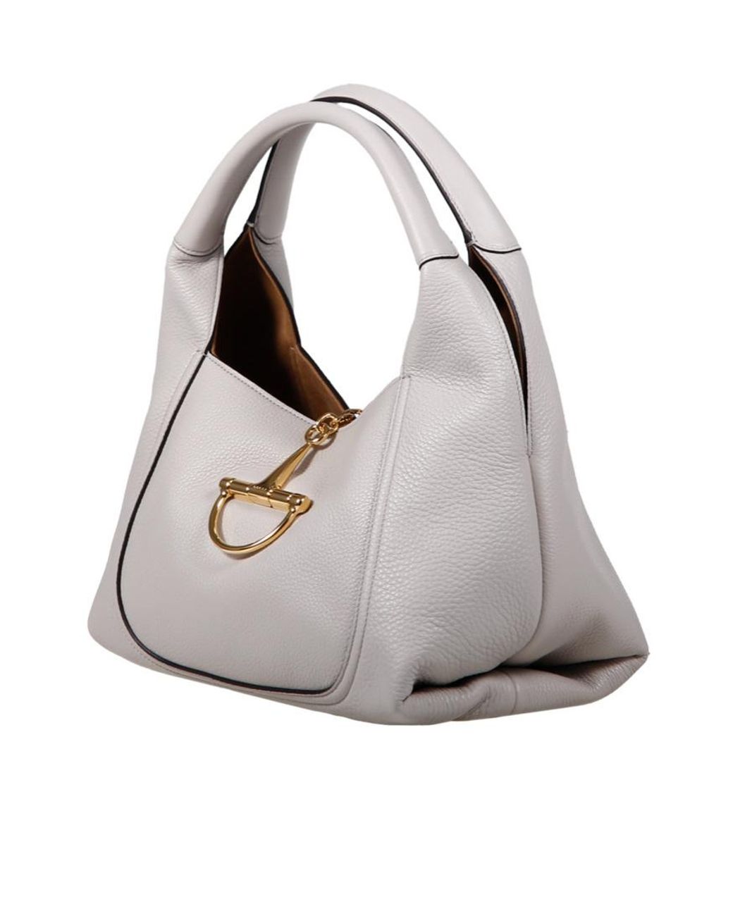 Gucci Gray Softbit Shoulder Bag