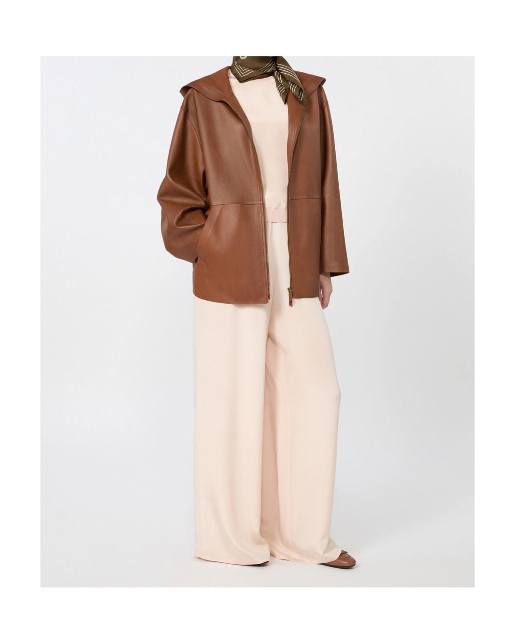 Max Mara White Mxmvolonta Wide-Leg Pants