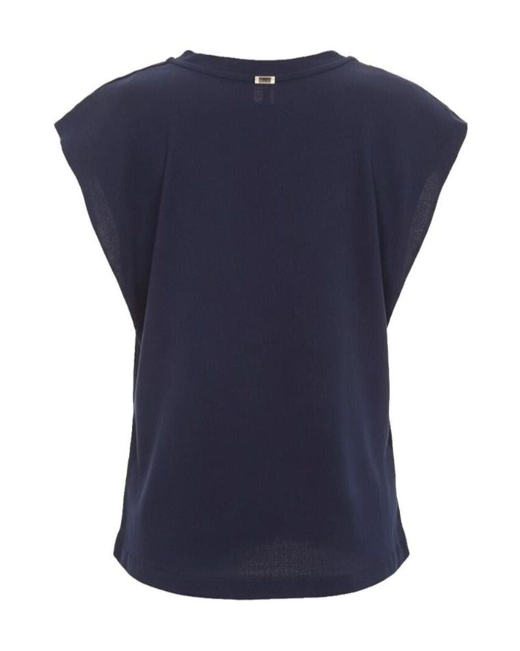 Herno Blue Logo-Embellished Crewneck T-Shirt