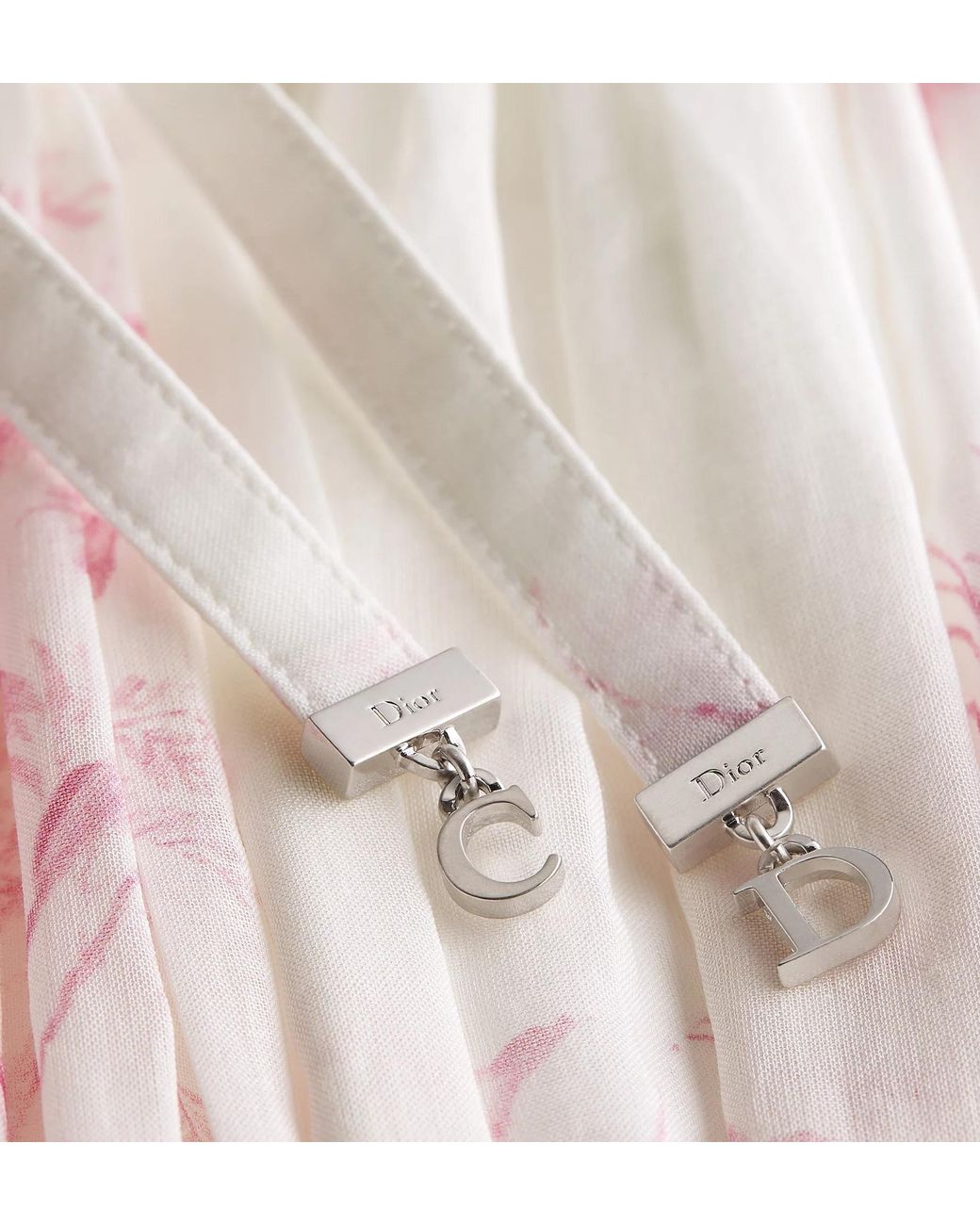 Dior Pink Iviera Mid-Length Flared Skirt