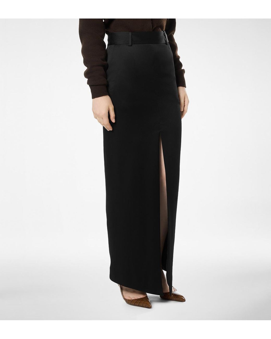 Tom Ford Black Slit Skirt