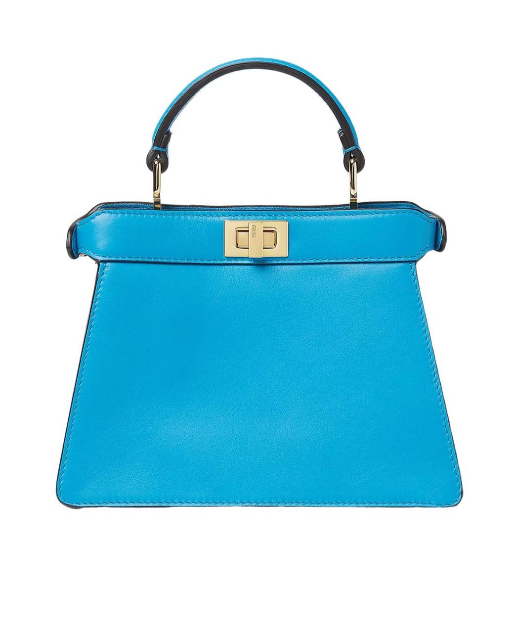 Fendi Blue Peekaboo Iseeu Petite Tote Bag
