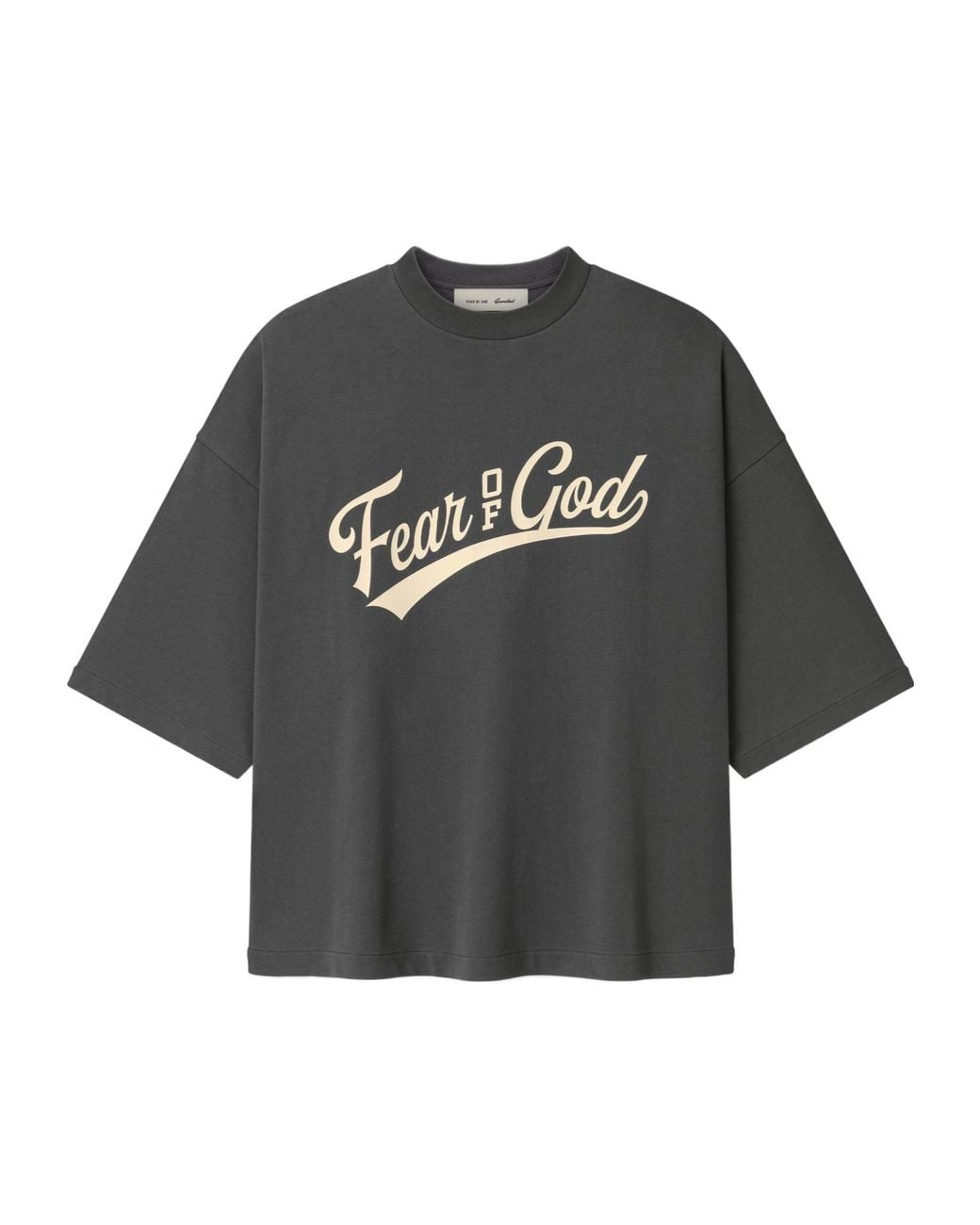Fear Of God Gray Merch Tee Boxy Fit for men