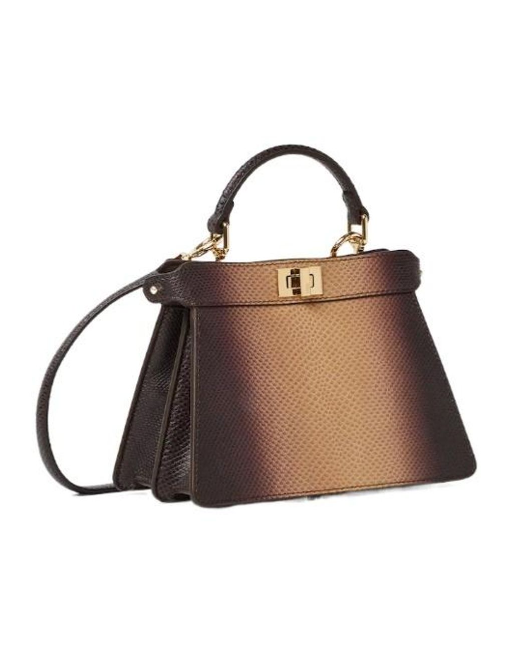 Fendi Brown Gradient Karung Bag