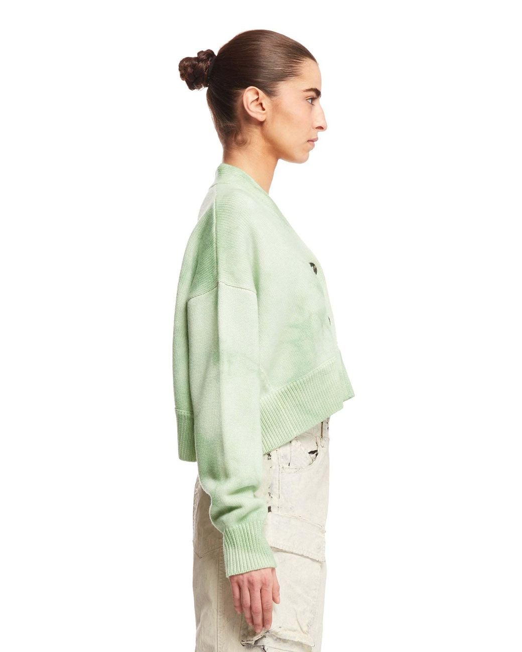 Alanui Green Magic Journey Tie-Dye Cardigan
