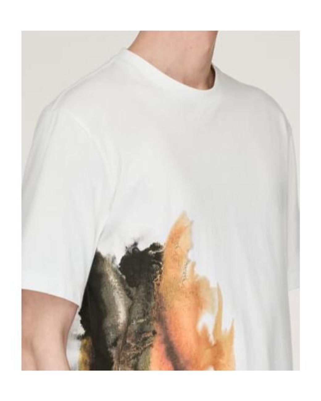 Y-3 White Short-Sleeved Crewneck T-Shirt for men