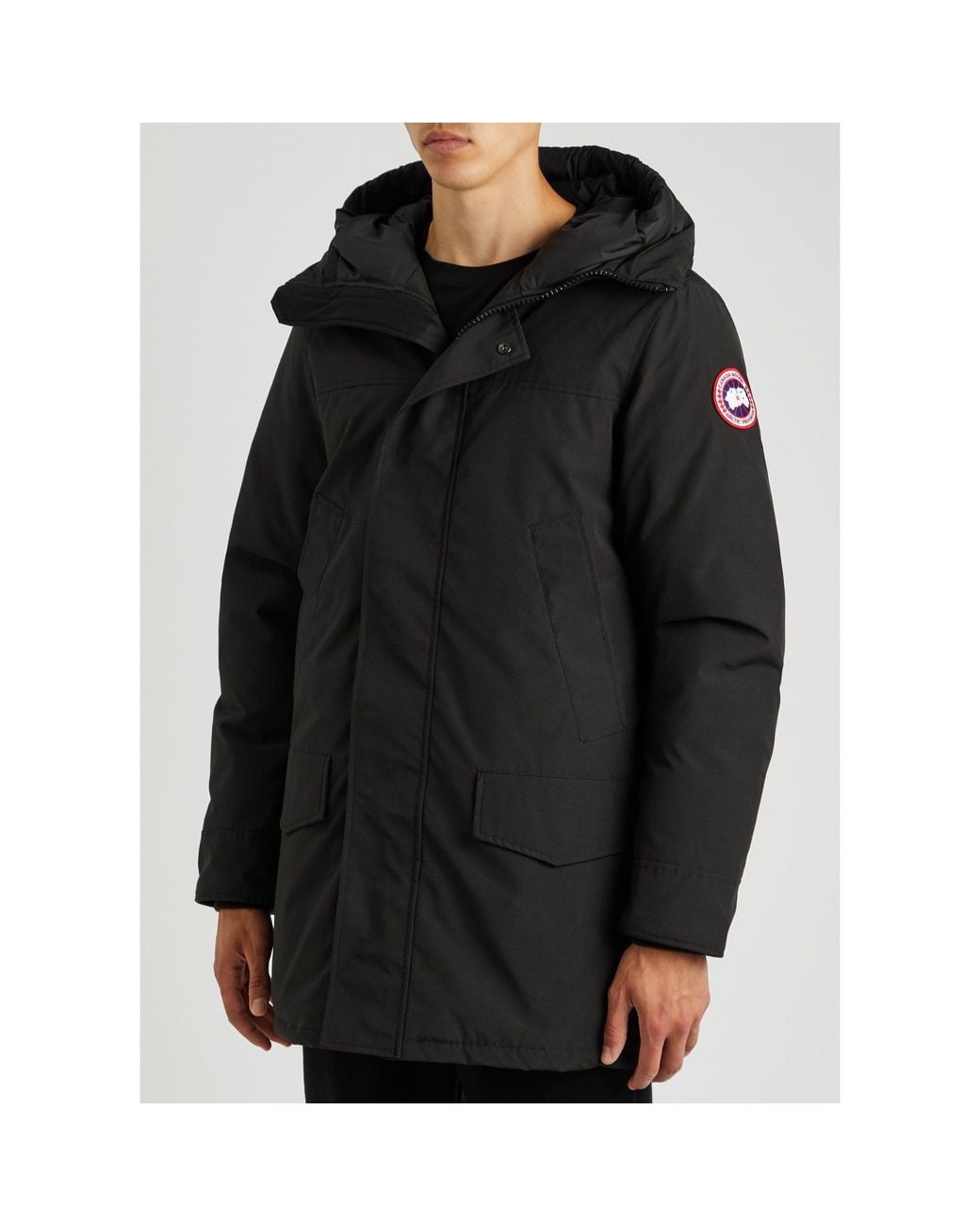 Canada Goose Black Light, Warm And Windproof Coat for men