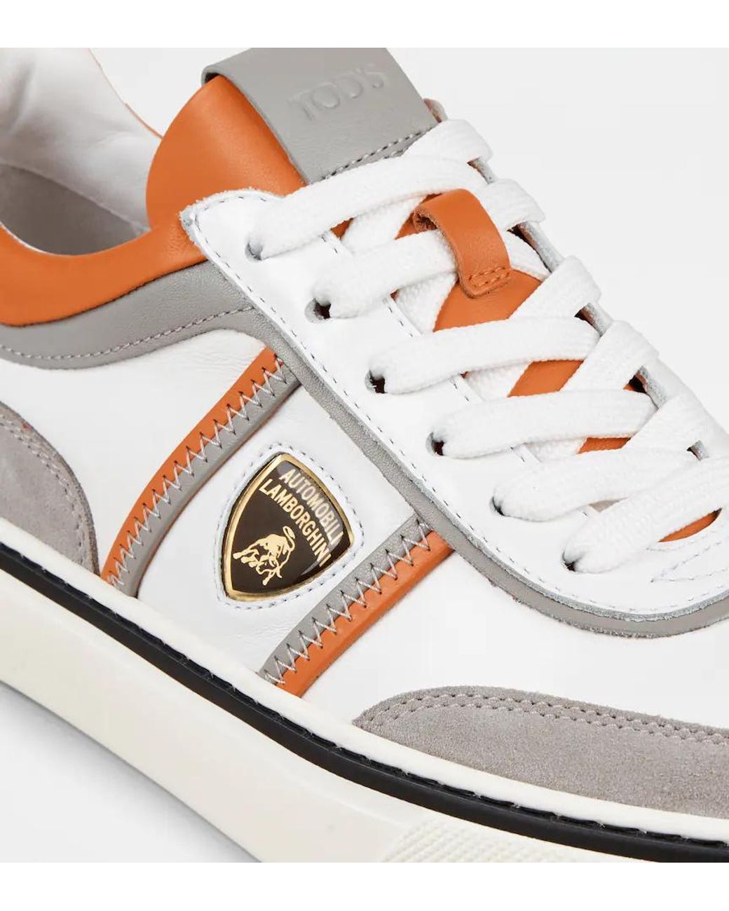 Tod's White Round-Toe Low-Top Casual Shoes