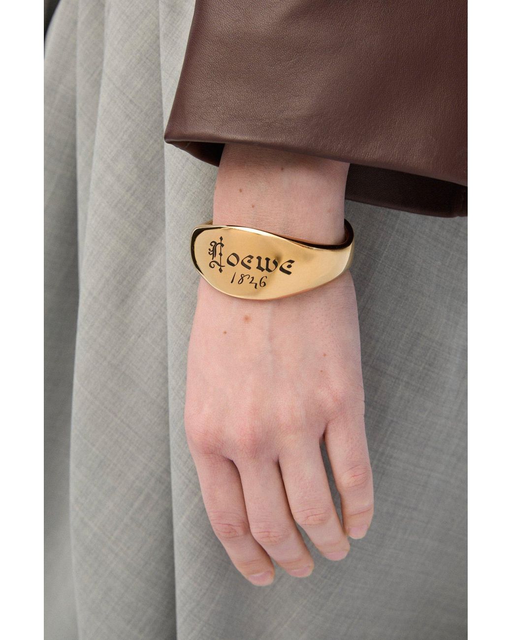 Loewe Metallic Signet Cuff