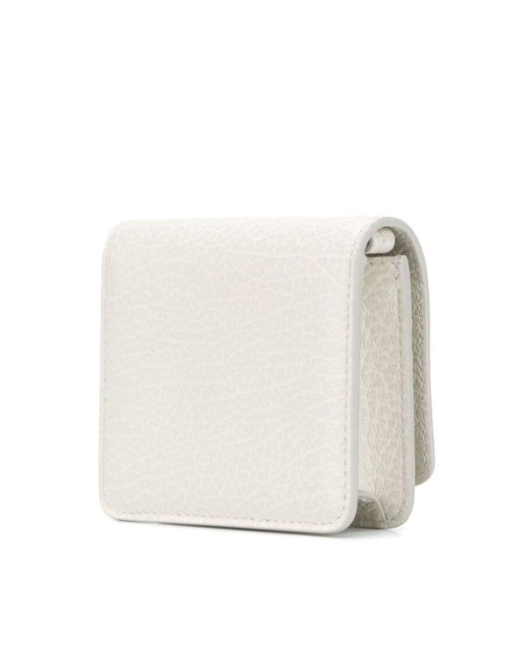 Maison Margiela White Small Chain Wallet
