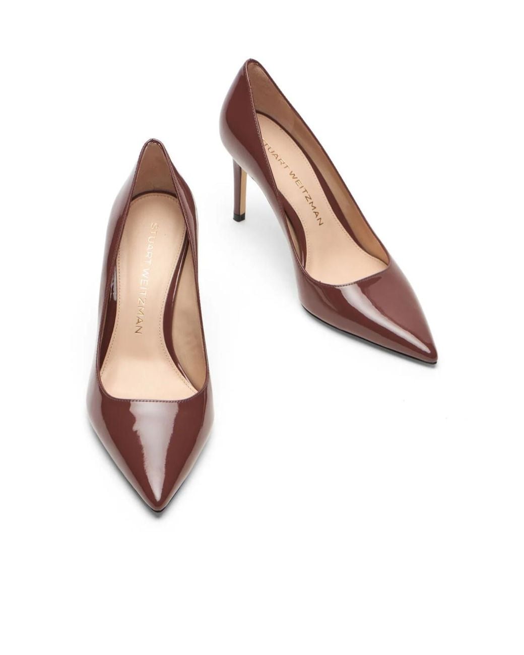 Stuart Weitzman Brown Stuart Power Pump 85