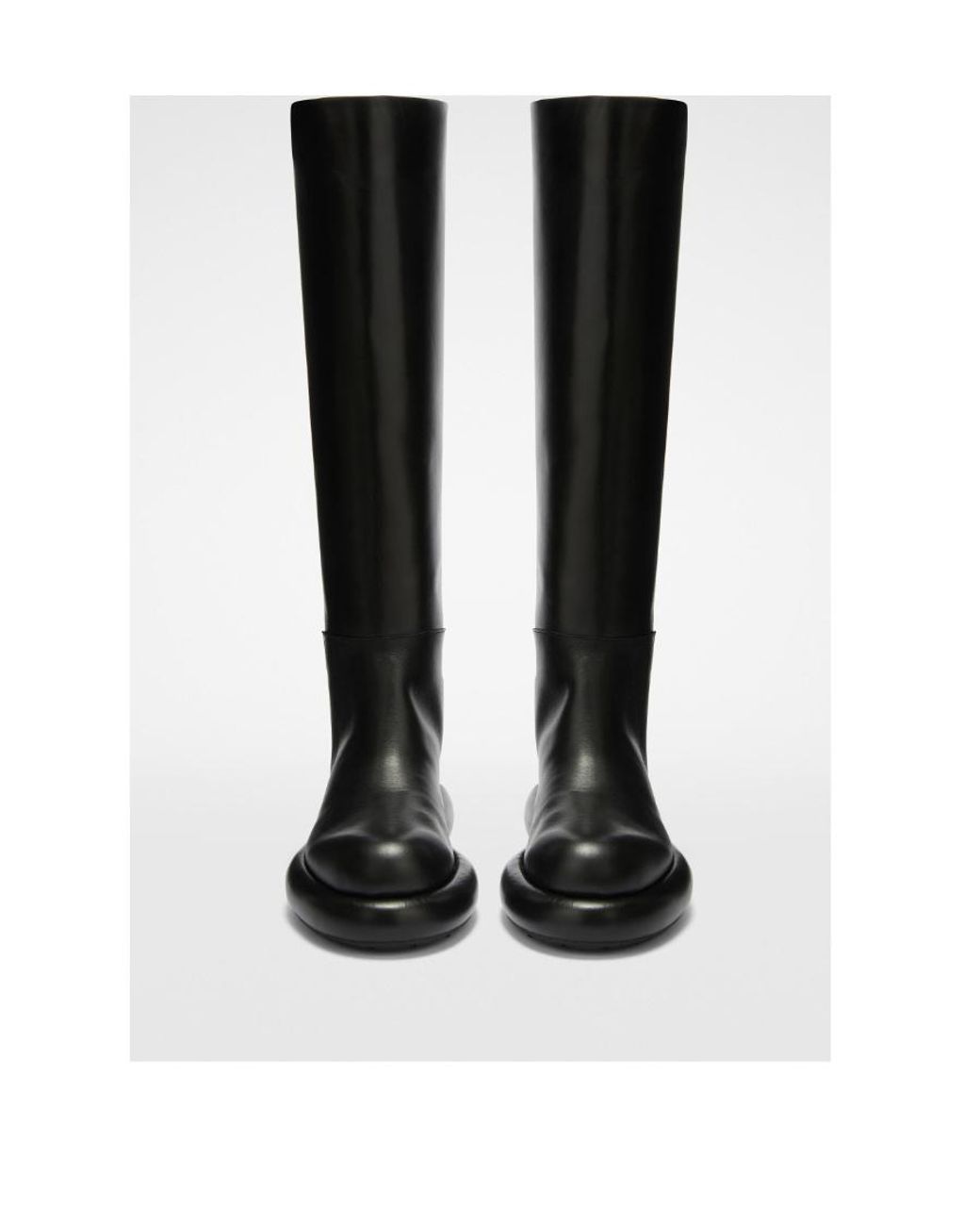 Jil Sander Black High Strong Form Boot