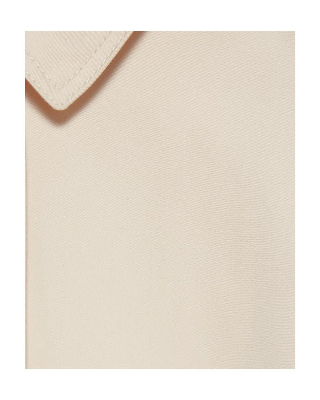 Gucci Natural Gabardine Trench Coat